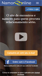 Mobile Screenshot of namoroonline.com.br